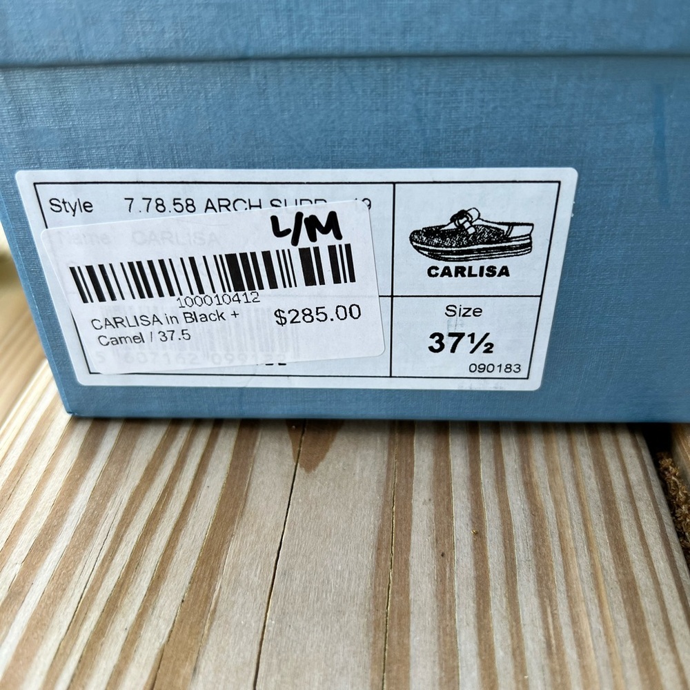 Carlisa Black and Camel Footwear- SOFTWAVES